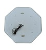Bright Silver Aluminium Led Octagon Decorative Wall Mirror