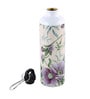 Aluminium Sipper Water Bottle With Beige & Blue Floral Print 750Ml