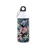 Aluminium Sipper Water Bottle With Black & Green Floral Print 600Ml