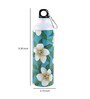 Aluminium Sipper Water Bottle With Green & White Mogra Print 750Ml