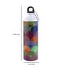 Aluminium Sipper Water Bottle With Muticolor Shell Print 750Ml