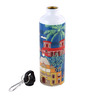 Aluminium Sipper Water Bottle With Navy Blue & House Print 750Ml