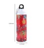 Aluminium Sipper Water Bottle With Red Floral Print 750Ml