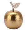 Gold Aluminium The Gold Apple Decorative Box