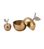 Gold Aluminium The Gold Apple Decorative Box