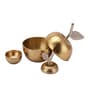 Gold Aluminium The Gold Apple Decorative Box