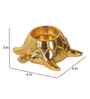 Aluminium Turtle Tealight Holder Set of 2