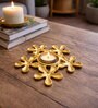 Aluminum Leaf Dia Tealight Holder