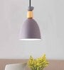 Nordic Minimaslist Macaron Iron With Hanging Light (Grey)