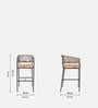 Alurista Metal Outdoor Bar Chair