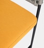 Alurista Metal Outdoor Bar Chair In Yellow Colour