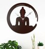 Alvaro Engineered Wood Brown Wall Clock