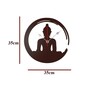 Alvaro Engineered Wood Brown Wall Clock