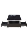 Alvina Coffee Table in Black Finish