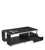 Alvina Coffee Table in Black Finish