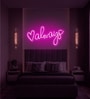 Always Love  (W 16 x H 8) Acyrlic & Silicone LED Neon Light (Pink)