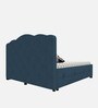 Alwin Fabric Queen Size Bed in Light Blue Colour
