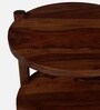 Alwin Solid Wood End Table In Walnut Finish