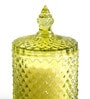 Alyona Green Scented Candle Jar With Lid