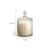 Alyona Transparent Scented Candle Jar With Lid