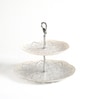 Alyona Two Tier Cup Cake & Cookie Stand
