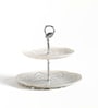 Alyona Two Tier Cup Cake & Cookie Stand