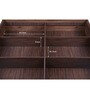 Alyssa Queen Size Bed in Columbia Walnut Finish with Box Storage