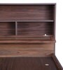 Alyssa Queen Size Bed in Columbia Walnut Finish with Box Storage