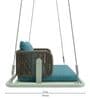 Alza Wicker Outdoor  Swing In Satori Beige Finish