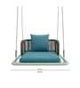 Alza Wicker Outdoor  Swing In Satori Beige Finish