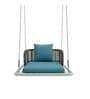 Alza Wicker Outdoor  Swing In Satori Beige Finish