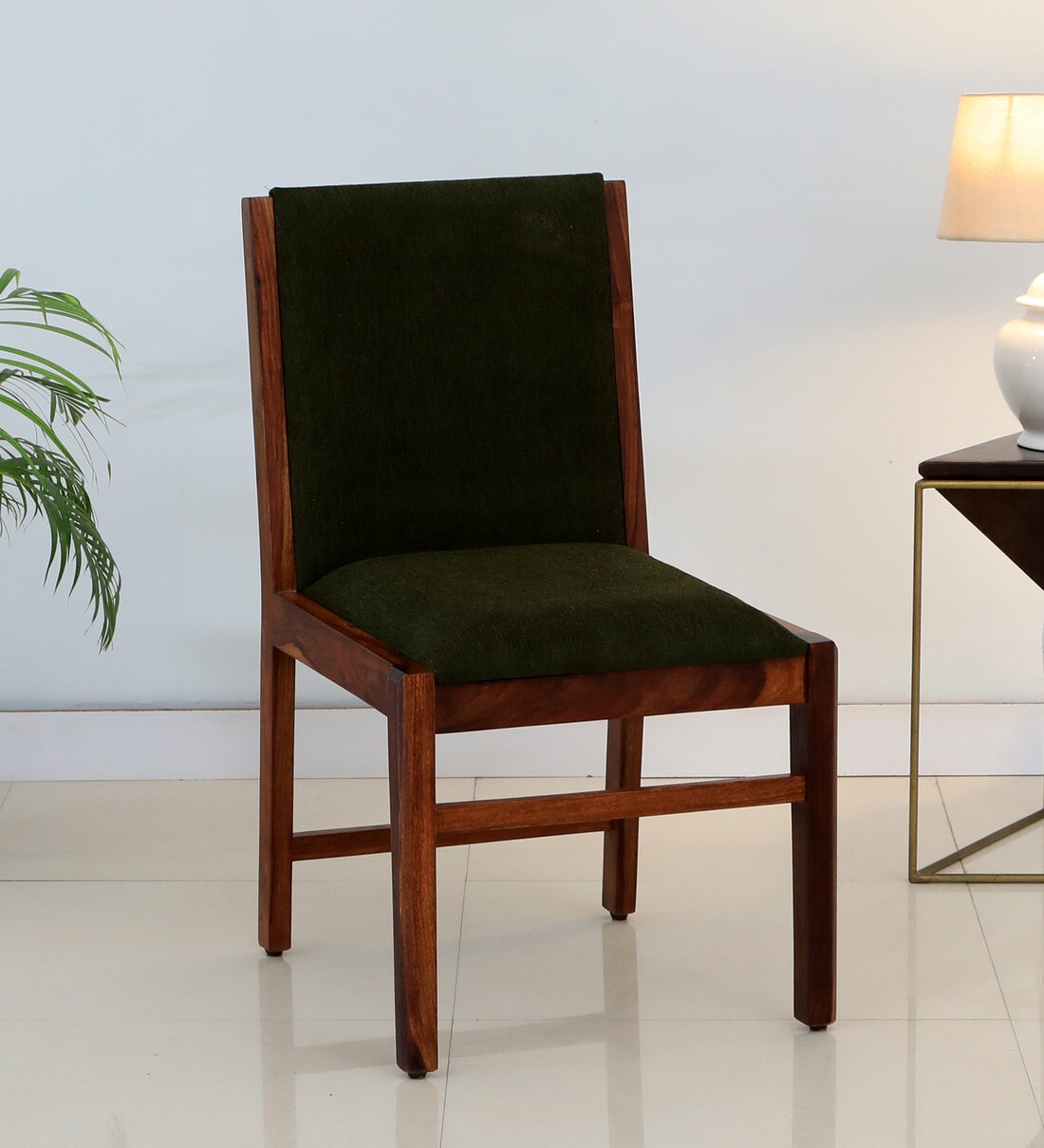 Buy Amalfi Solid Wood Dining Chair In Provincial Teak Finish (Set Of 2) at 8 OFF by Woodsworth