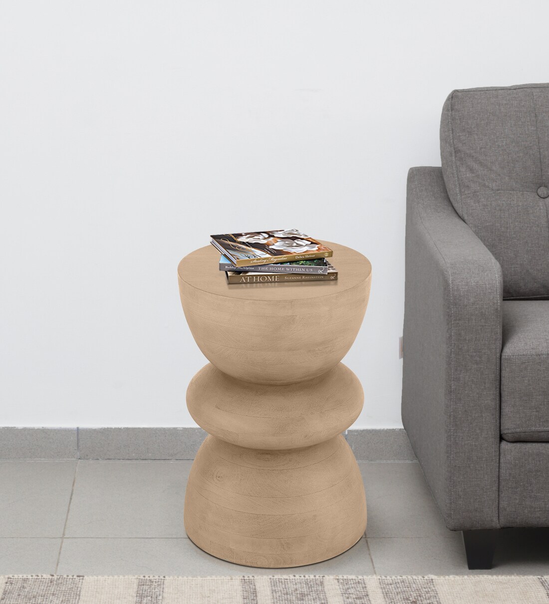 Buy Amar Solid Wood End Table in White Finish at 17 OFF by Bhati Impex