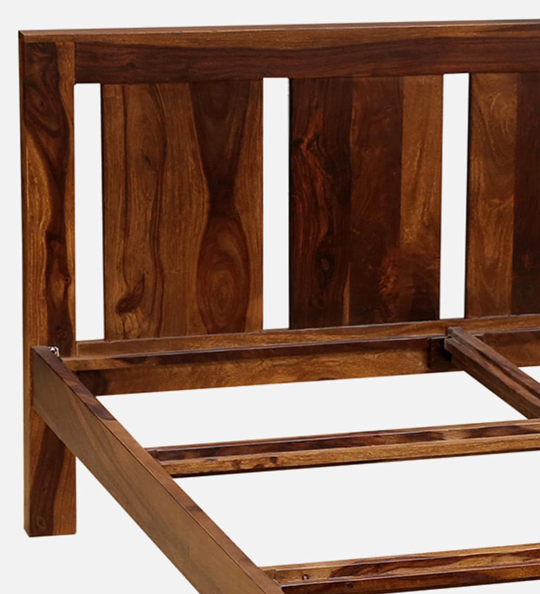 Buy Amarillo Sheesham Wood King Size Bed In Provincial Teak Finish By