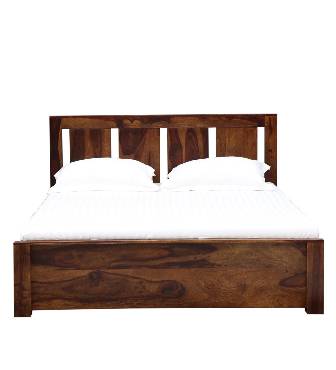 Buy Amarillo Solid Wood King Size Bed With Box Storage In Provincial