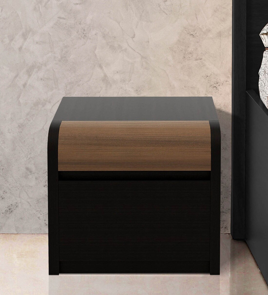 Buy Amazon Bed Side Table in Wenge Colour On Rent Online Bedside