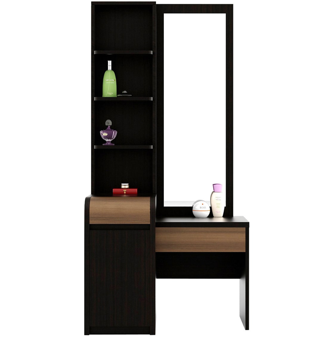 Buy Amazon Dressing Unit in Wenge Finish by Spacewood Online Dressing Units Tables