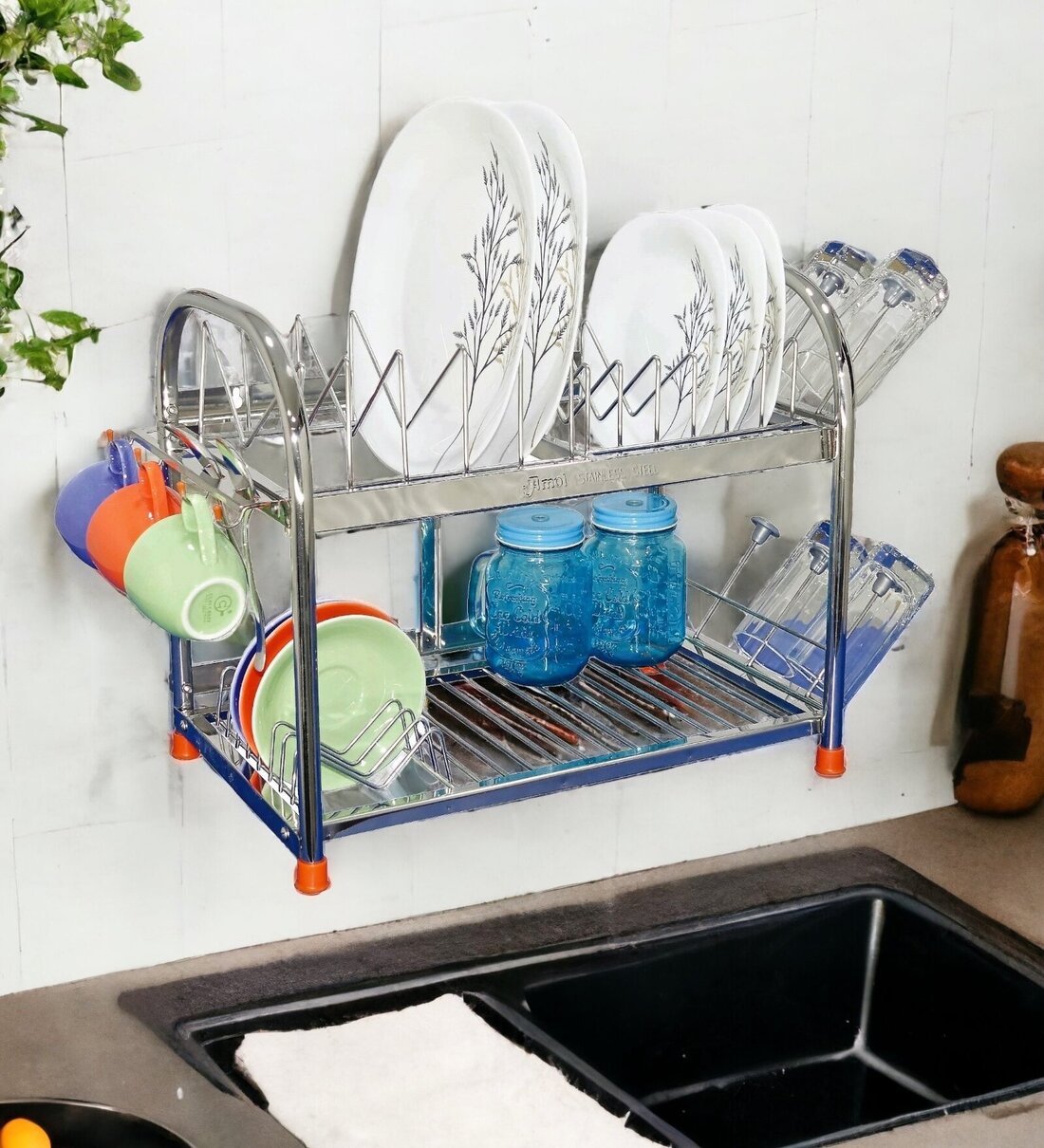 Buy Amol Stainless Steel Kitchen Rack at 60% OFF by Amol