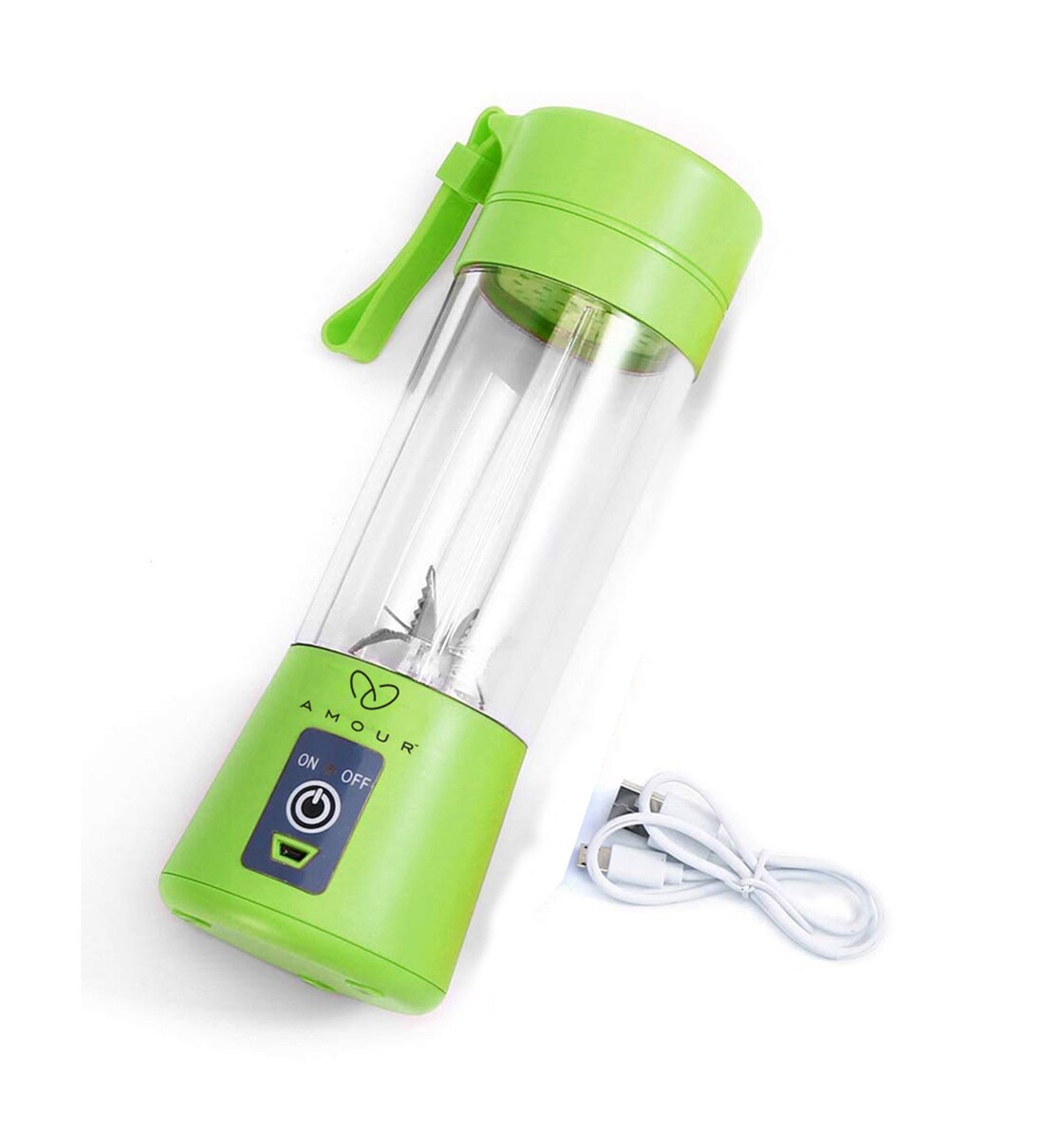 Buy Amour Portable Electric USB Juice Maker Bottle Blender with 6