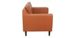 Amanda Leatherette 2 Seater Sofa In Tan Colour