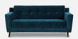 Amanda Velvet 3 Seater Sofa In Teal Blue Colour