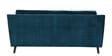Amanda Velvet 3 Seater Sofa In Teal Blue Colour