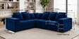 Amanda 6 seater Corner Sofa In Blue Color