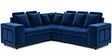 Amanda 6 seater Corner Sofa In Blue Color