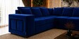 Amanda 6 seater Corner Sofa In Blue Color