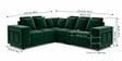 Amanda 6 seater Corner Sofa In Green Color Amanda 6 seater Corner Sofa In Green Color