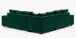 Amanda 6 seater Corner Sofa In Green Color