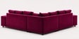 Amanda 6 seater Corner Sofa In Maroon Color Amanda 6 seater Corner Sofa In Maroon Color