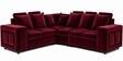 Amanda 6 seater Corner Sofa In Maroon Color