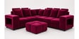 Amanda 6 seater Corner Sofa In Maroon Color Amanda 6 seater Corner Sofa In Maroon Color